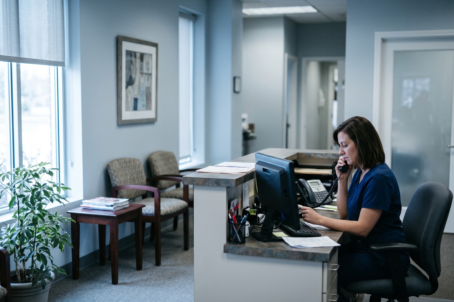 Single-surgery dental practice in the United States, the case where a dental answering app is enough