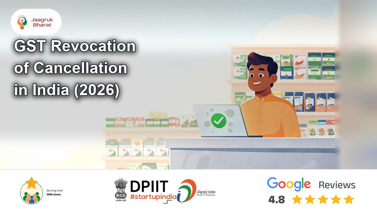 Shopkeeper seeing his GST registration restored after revocation of cancellation - Jaagruk Bharat guide