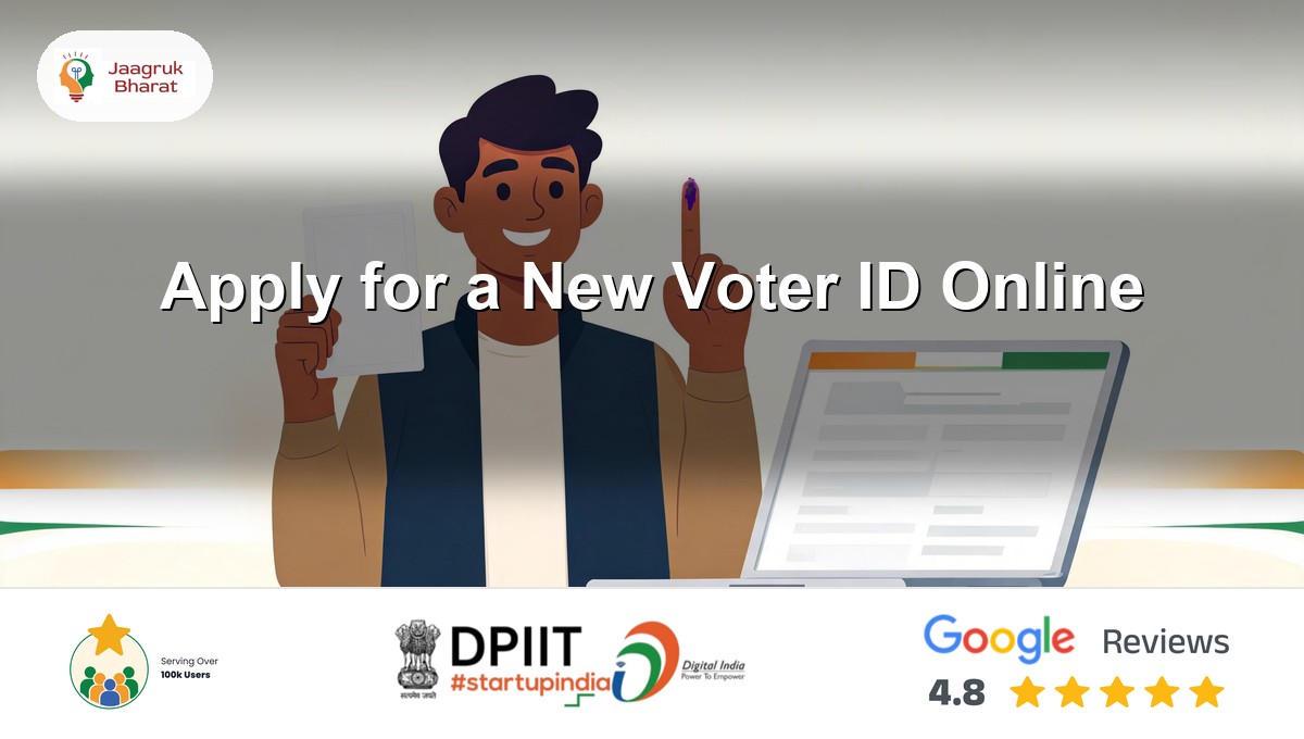 How to apply for a new Voter ID card online using Form 6 in India - Jaagruk Bharat guide