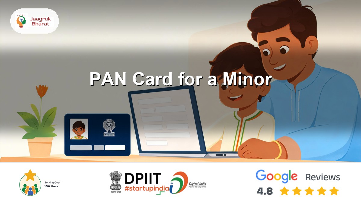 How to apply for a minor or child PAN card online in India — Jaagruk Bharat guide