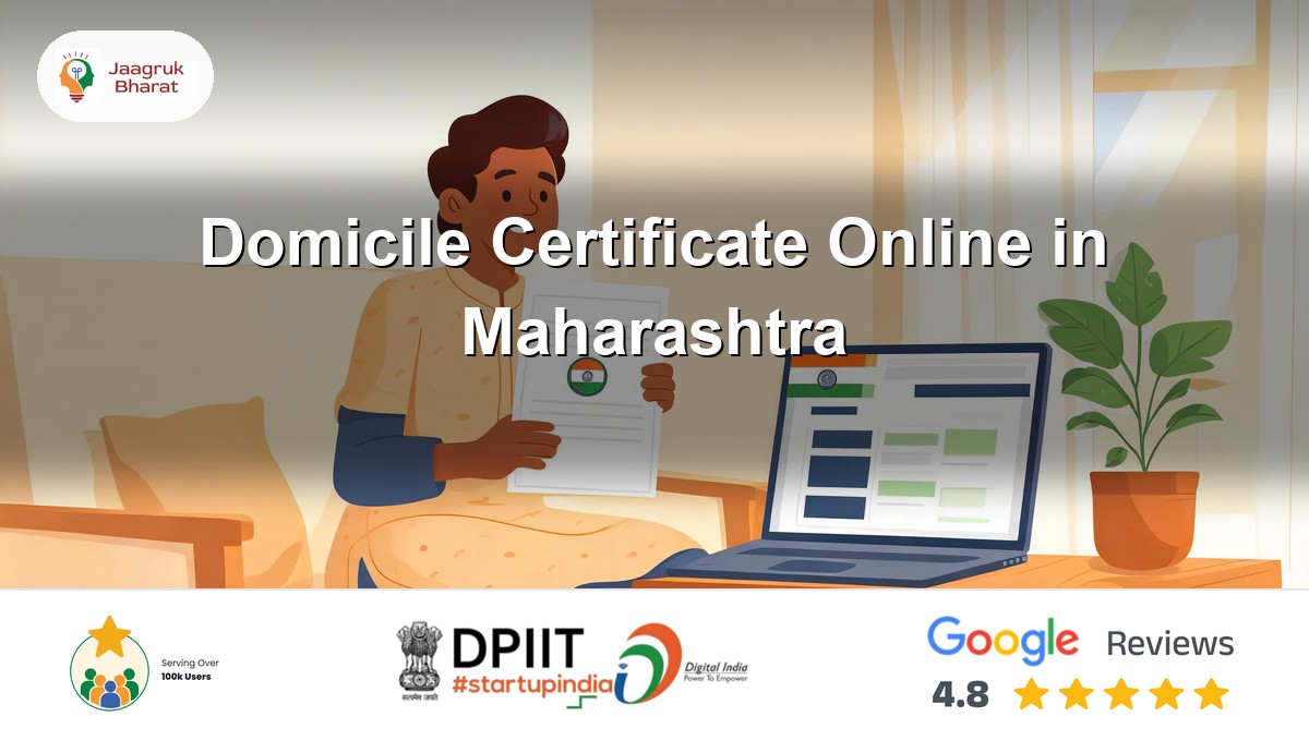 How to get a domicile certificate online in Maharashtra - Jaagruk Bharat guide
