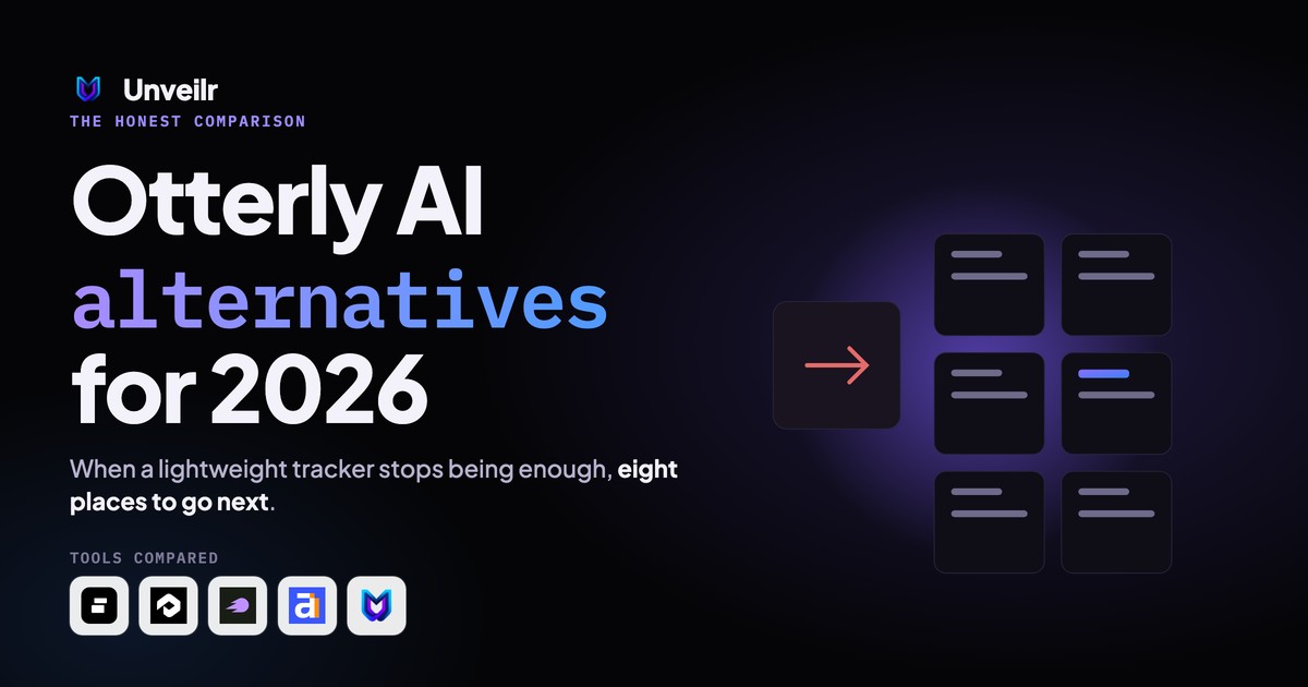 Unveilr banner: Otterly AI alternatives for 2026
