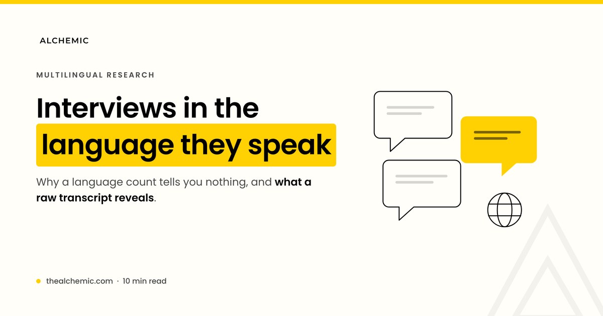 Multilingual AI-moderated interviews across Indic, Arabic and Southeast Asian languages