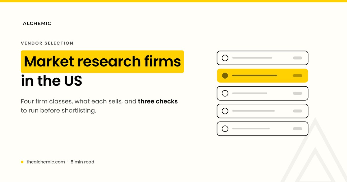 Top Market Research Firms in the US for 2026